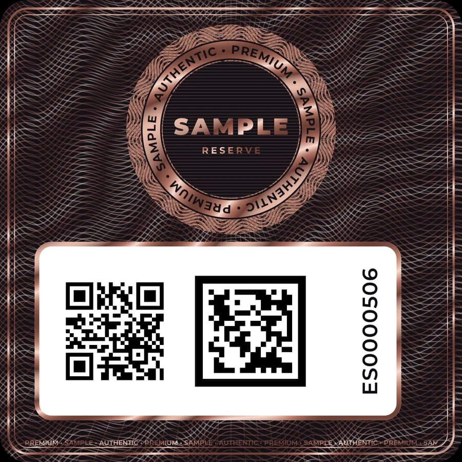 Noir · Noir & Rose Gold label for personal care